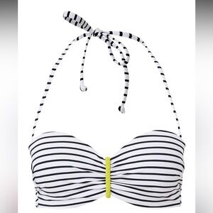 Lascana Venus Striped Bandeau Bikini Top 32DD/34DD